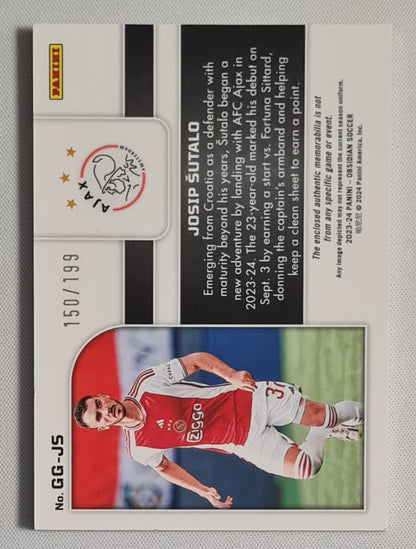 Josip Sutalo - 2023/24 Panini Obsidian Soccer Galaxy Gear /199 #GG-JS AFC Ajax