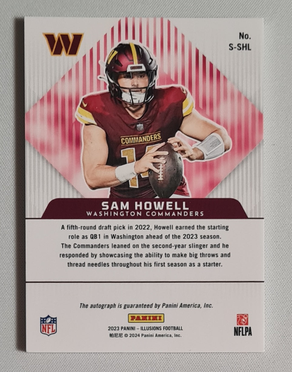 Sam Howell - 2023 Panini Illusions Superlatives Auto #S-SHL Washington Commanders