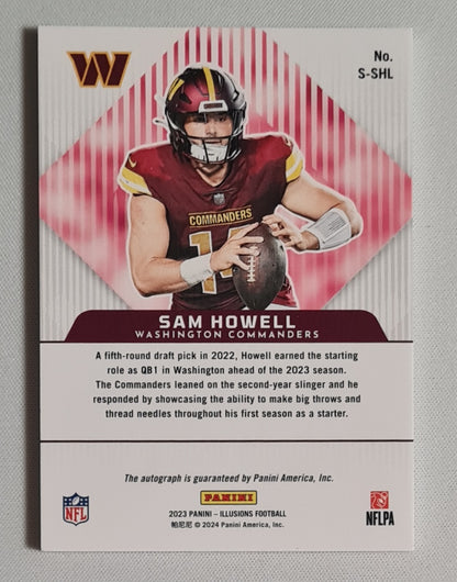 Sam Howell - 2023 Panini Illusions Superlatives Auto #S-SHL Washington Commanders