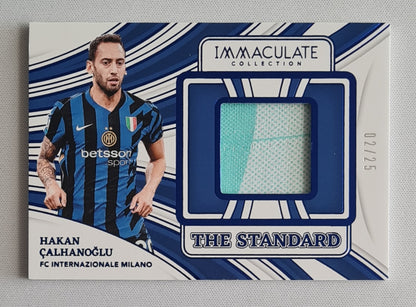 Hakan Calhanoglu - 2024/25 Panini Immaculate Soccer The Standard Patch /25 #TS-HC Inter Milan