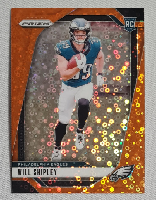 Will Shipley - 2024 Panini Prizm Football No Huddle Orange Prizm #397 Philadelphia Eagles