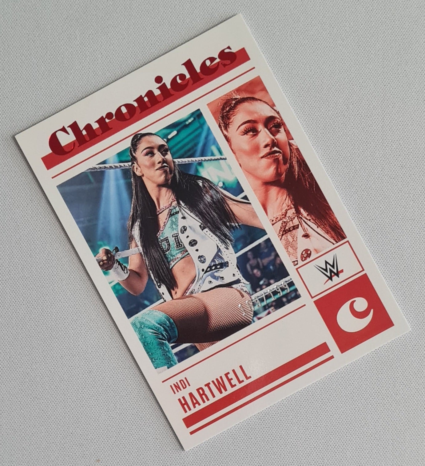 Indi Hartwell - 2023 Panini Chronicles WWE Red /199 #83