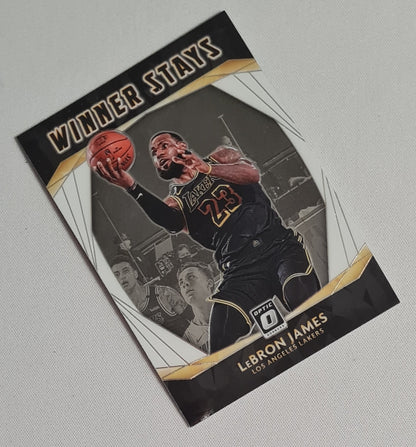 LeBron James - 2020/21 Panini Donruss Optic Winner Stays #20 Los Angeles Lakers