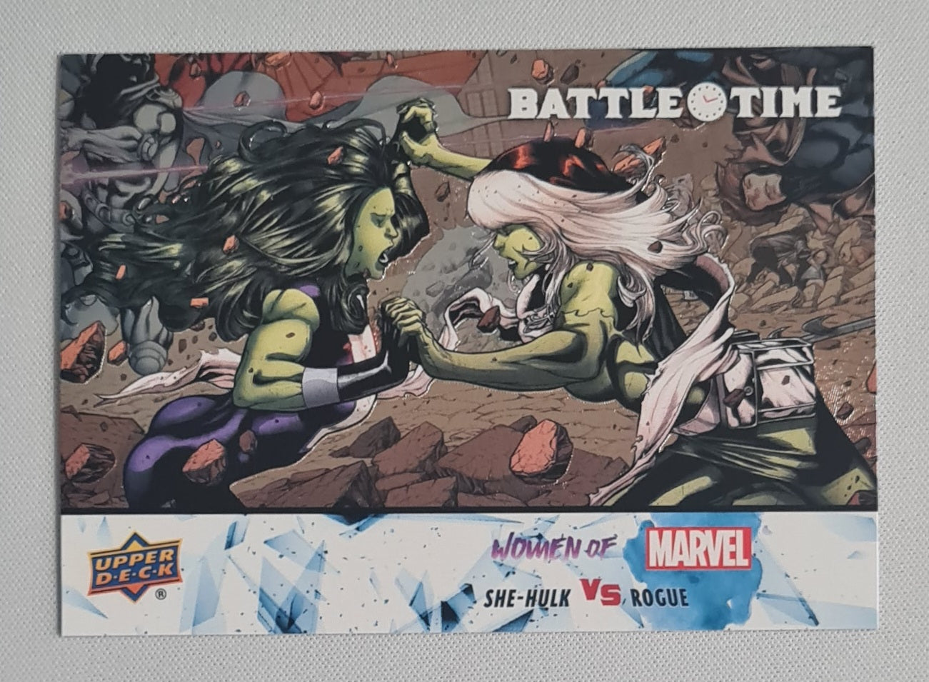She-Hulk vs Rogue - 2022 Upper Deck Women of Marvel Battle Time #BT-12