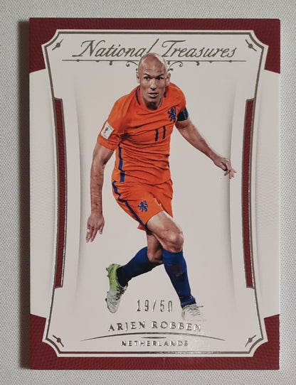 Arjen Robben - 2018 Panini National Treasures /50 #47 Netherlands