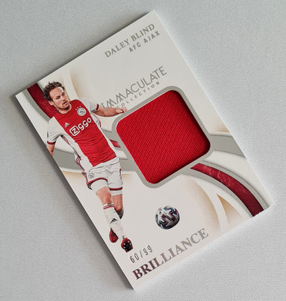 Daley Blind - 2020 Panini Immacualte Collection Brilliance Patch /99 #B-DBL AFC Ajax
