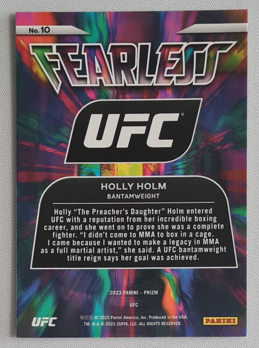 Holly Holm - 2023 Panini Prizm UFC Fearless #10