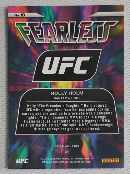 Holly Holm - 2023 Panini Prizm UFC Fearless #10