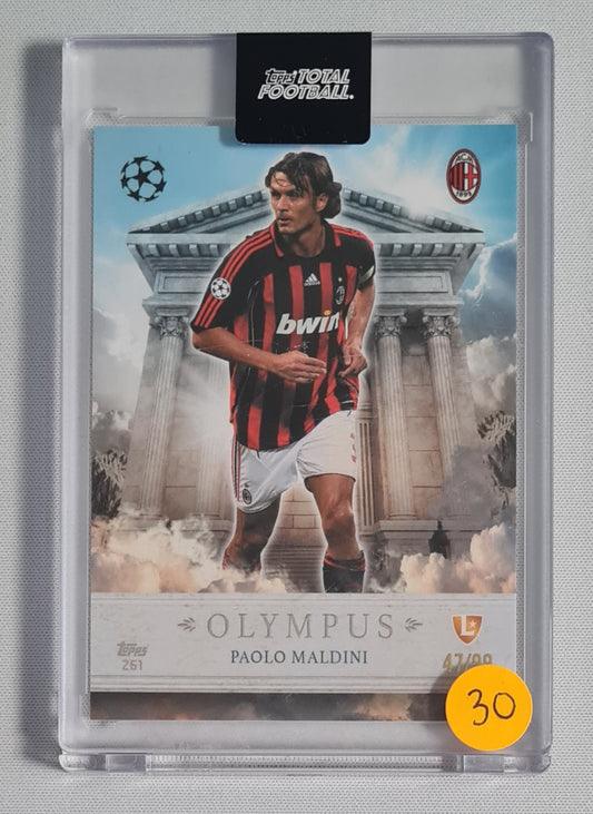 Paolo Maldini - 2024/25 Topps Total Football Olympus /99 #261 AC Milan