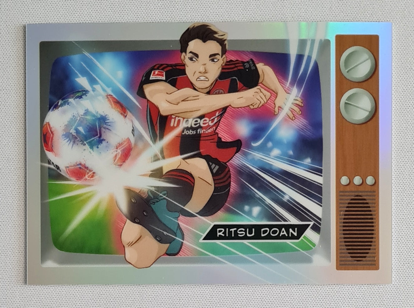 Ritsu Doan - 2025/26 Topps Chrome Bundesliga Anime Card #AN-5 Eintracht Frankfurt