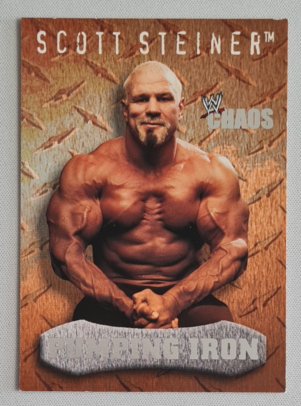 Scott Steiner - 2004 Fleer WWE Chaos Pumping Iron #92