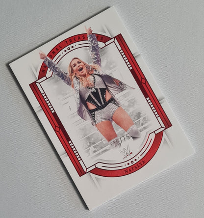 Natalya - 2024 Panini National Treasures WWE Ruby /75 #95