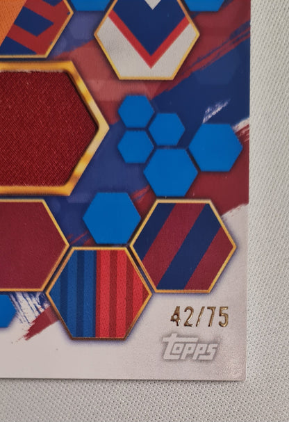 Henrik Larsson - 2024 Topps 125 Year Barcelona Anniversary Patch /75 #JR-HL