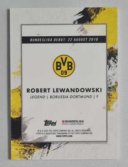 Robert Lewandowski - 2025 Topps Bundesliga Inception Point /10 Borussia Dortmund