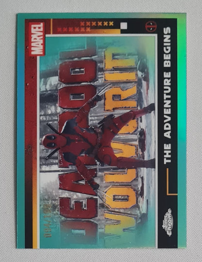 Deadpool - 2025 Topps Chrome Deadpool & Wolverine Aqua Refractor /199 #47