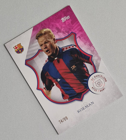 Ronald Koeman - 2025 Topps FC Barcelona 125 Legacy /99 #25