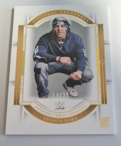 Bronco Nima - 2024 Panini National Treasures Gold /99 #24