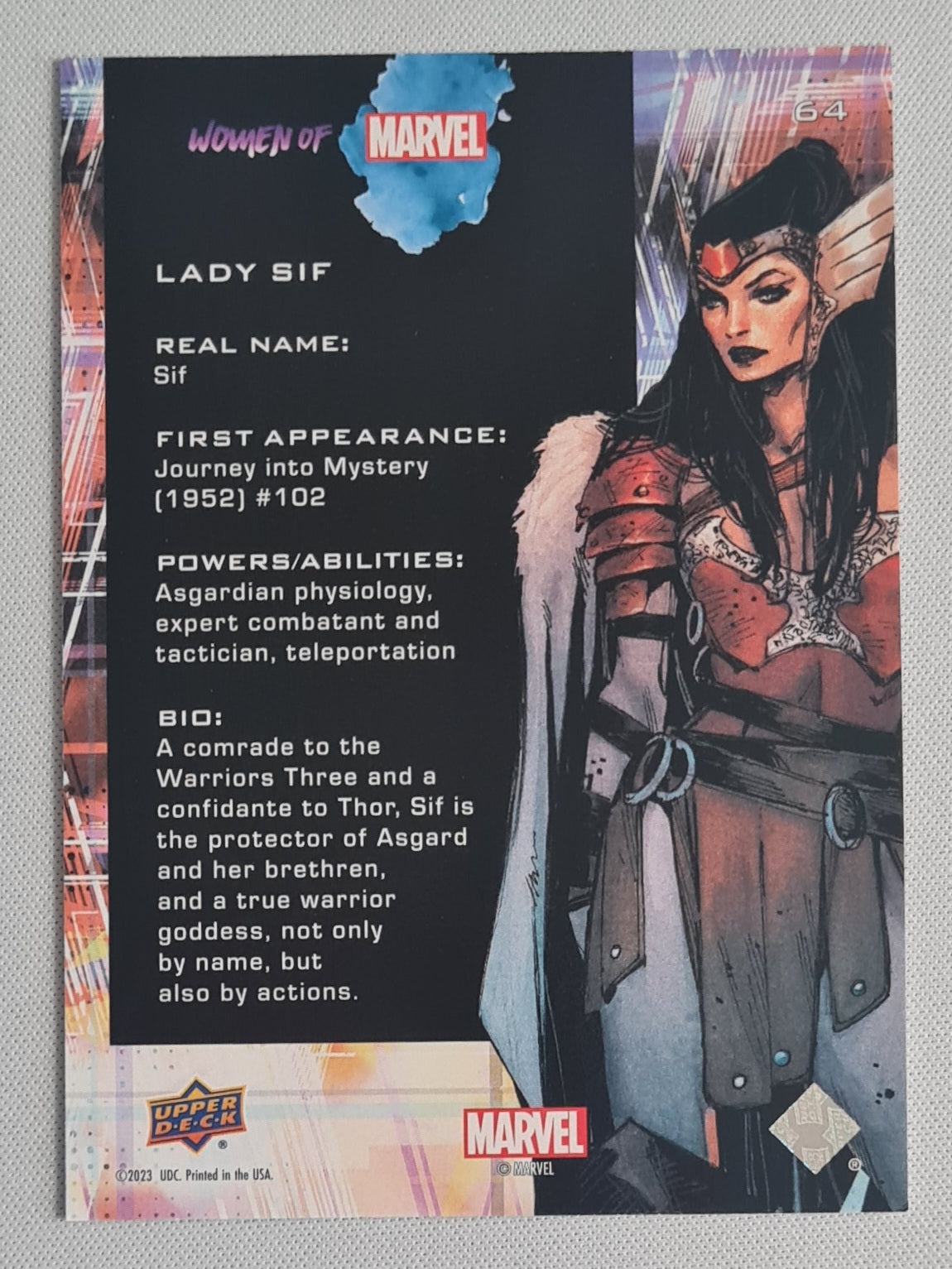Lady Sif - 2022 Upper Deck Women of Marvel #64