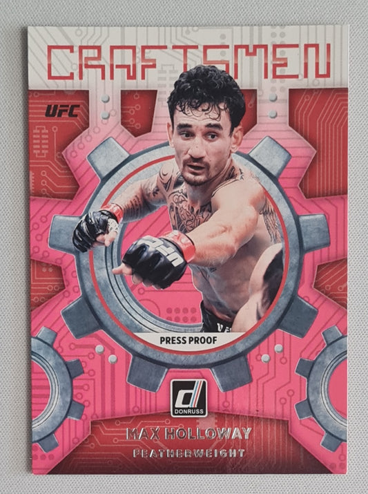 Max Holloway - 2022 Panini Donruss UFC Craftsmen #4