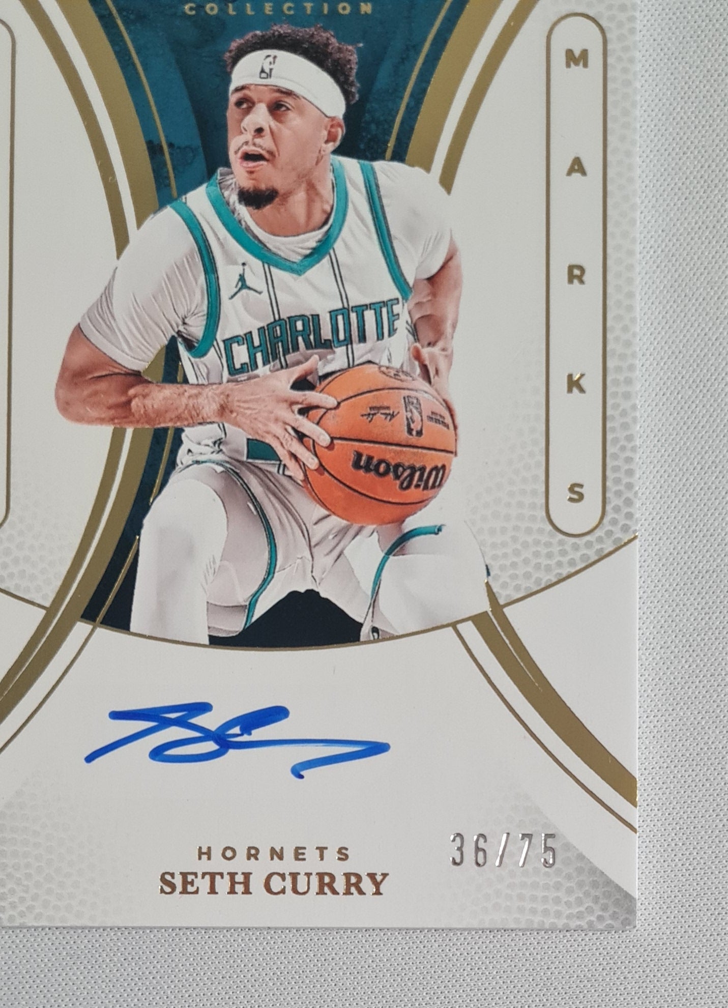 Seth Curry - 2024/25 Panini Immaculate Modern Marks Auto /75 #MM-SCU Charlotte Hornets