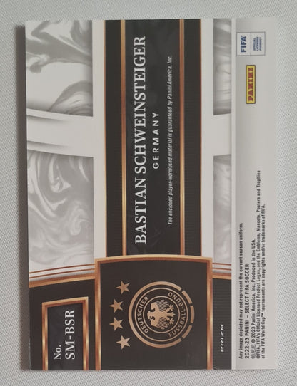 Bastian Schweinsteiger - 2022/23 Panini Select FIFA Patch Player Worn #SM-BSR Germany
