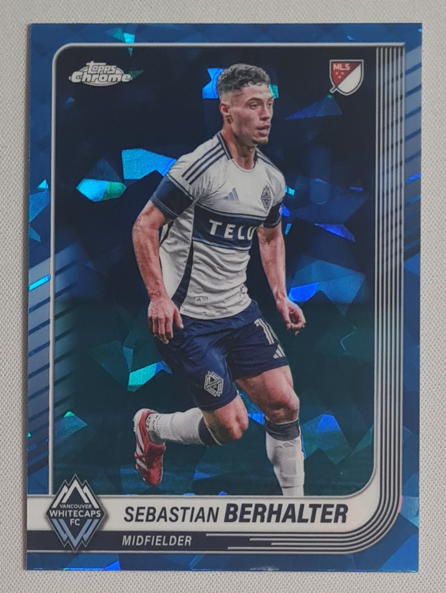 Sebastian Berhalter - 2025 Topps Chrome Sapphire MLS #170 Vancouver Whitecaps FC