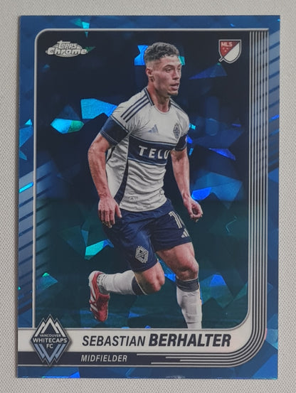 Sebastian Berhalter - 2025 Topps Chrome Sapphire MLS #170 Vancouver Whitecaps FC