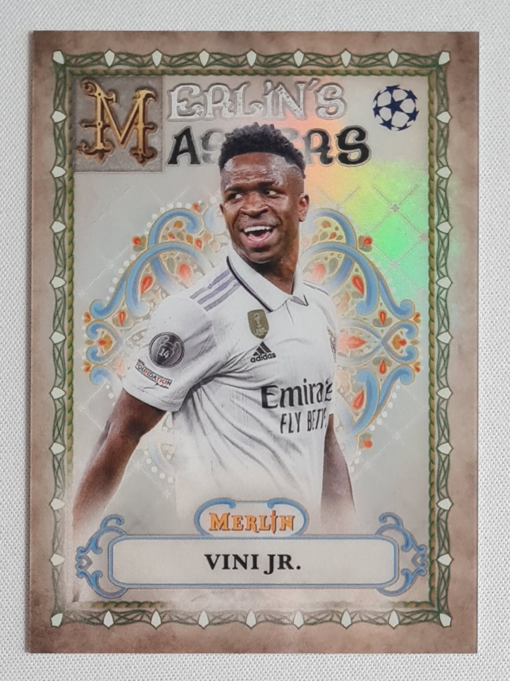 Vini Jr. - 2022/23 Topps Merlin UEFA Soccer Merlin's Masters #MM-14 Real Madrid C.F.