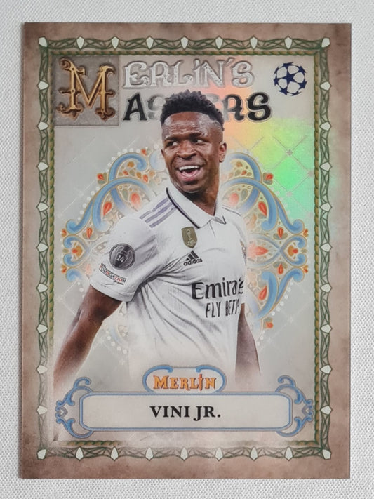 Vini Jr. - 2022/23 Topps Merlin UEFA Soccer Merlin's Masters #MM-14 Real Madrid C.F.
