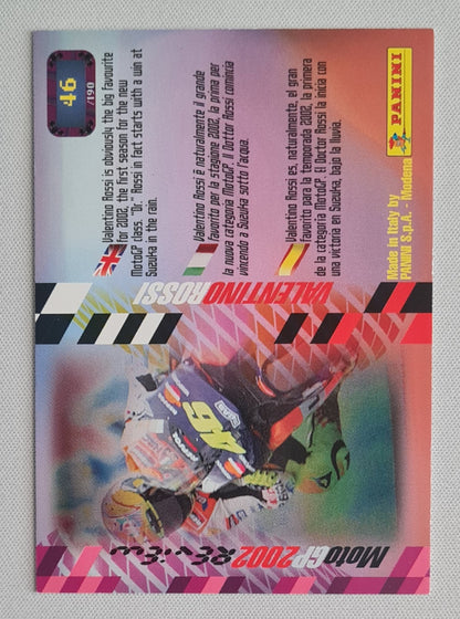 Valentino Rossi - 2002 Panini MotoGP2002 Review #46