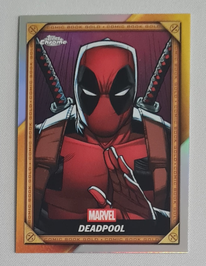 Deadpool - 2025 Topps Chrome Deadpool Comic Book Gold Card #CB-3