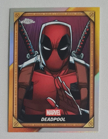 Deadpool - 2025 Topps Chrome Deadpool Comic Book Gold Card #CB-3