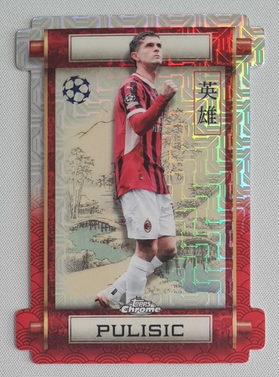 Christian Pulisic - 2024/25 Topps Chrome UCC Japan Hero SSP #HR-7 AC Milan