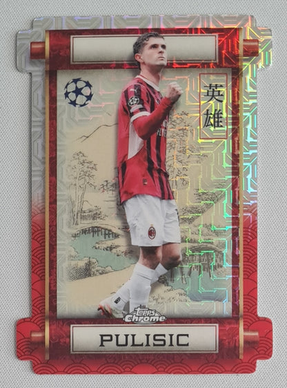 Christian Pulisic - 2024/25 Topps Chrome UCC Japan Hero SSP #HR-7 AC Milan