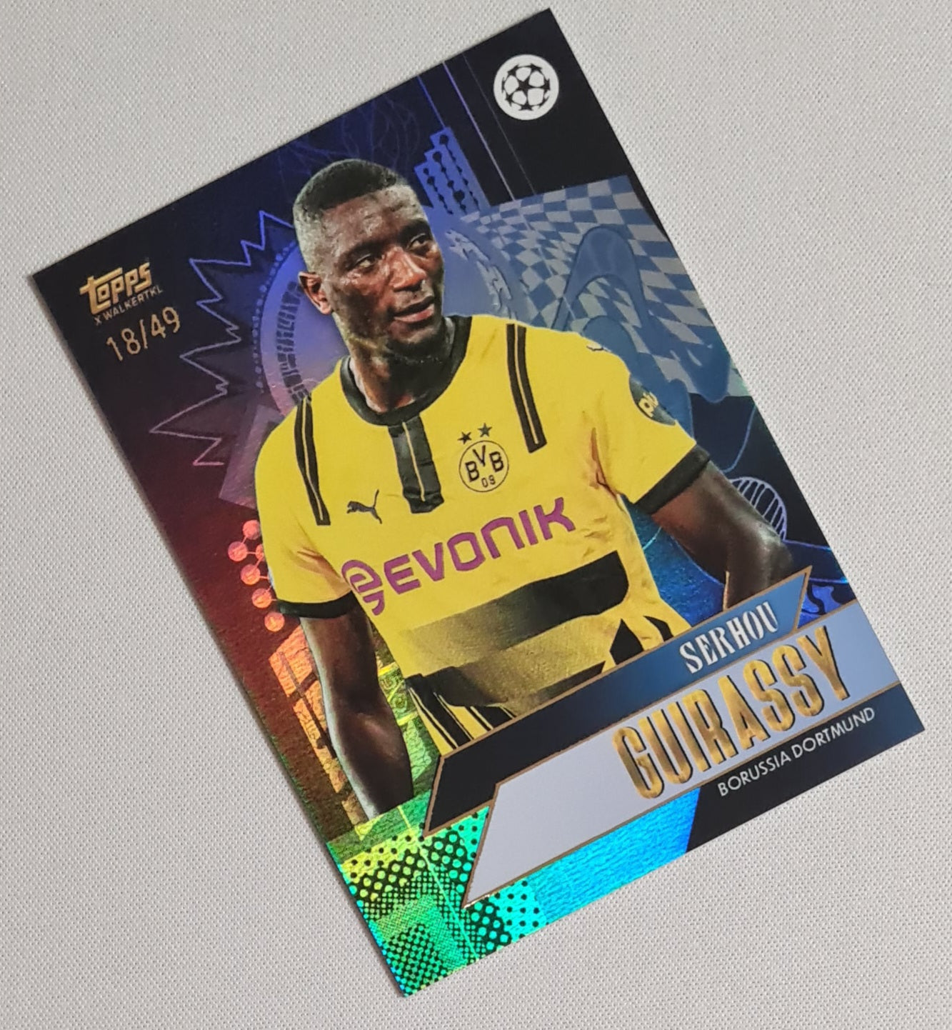 Serhou Guirassy - 2024/25 Topps WalkerTKL /49 Borussia Dortmund