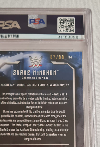 Shane McMahon - 2017 Topps WWE Undisputed Bronze PSA 9 #34