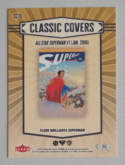 Superman - 2025 Fleer Brilliants Superman Classic Covers All Star Superman 1 #CC-15
