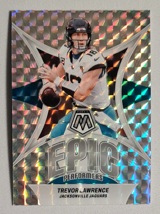 Trevor Lawrence - 2024 Panini Mosaic Epic Performers Prizm #EP-TLA Jacksonville Jaguars