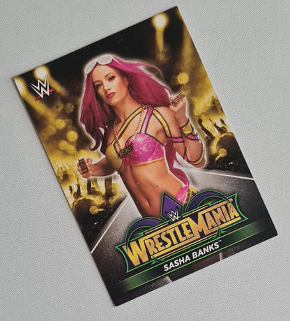 Sasha Banks - 2018 Topps WWE Wrestlemania #R-27