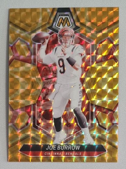 Joe Burrow - 2024 Panini Mosaic Yellow #43 Cincinnati Bengals