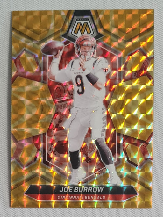 Joe Burrow - 2024 Panini Mosaic Yellow #43 Cincinnati Bengals
