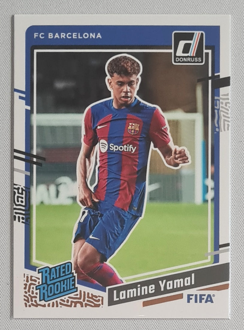Lamine Yamal - 2023/24 Panini Donruss Rated Rookie #177 FC Barcelona