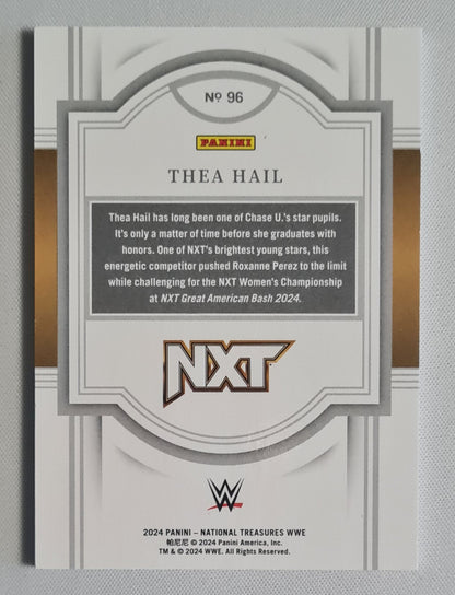 Thea Hail - 2024 Panini National Treasures Gold /99 #96