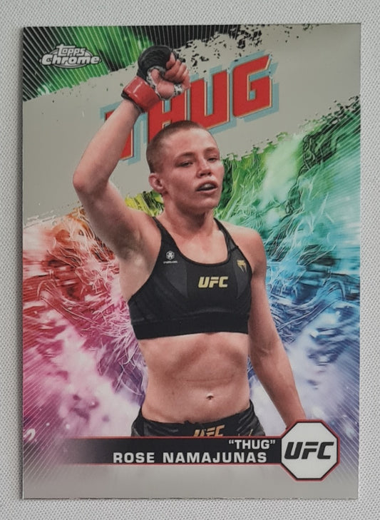 Rose Namajunas - 2024 Topps Chrome UFC AKA Thug #AKA-5