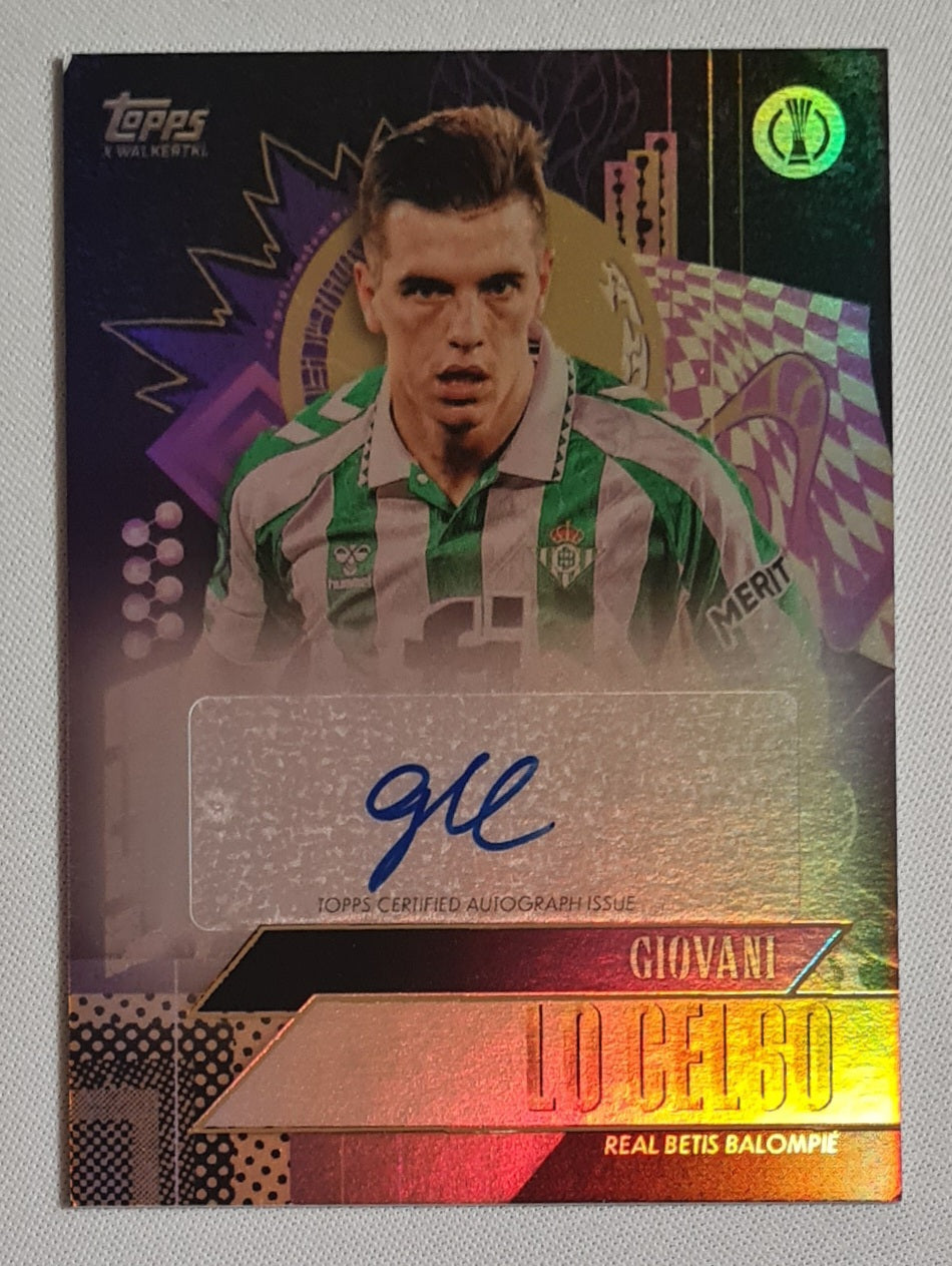 Giovani Lo Celso - 2024/25 Topps WalkerTKL Auto Current Stars Real Betis