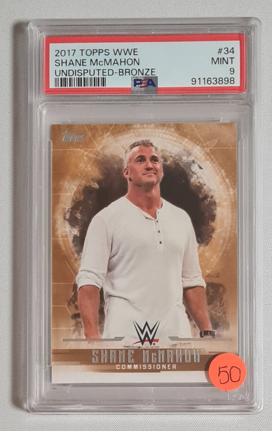 Shane McMahon - 2017 Topps WWE Undisputed Bronze PSA 9 #34