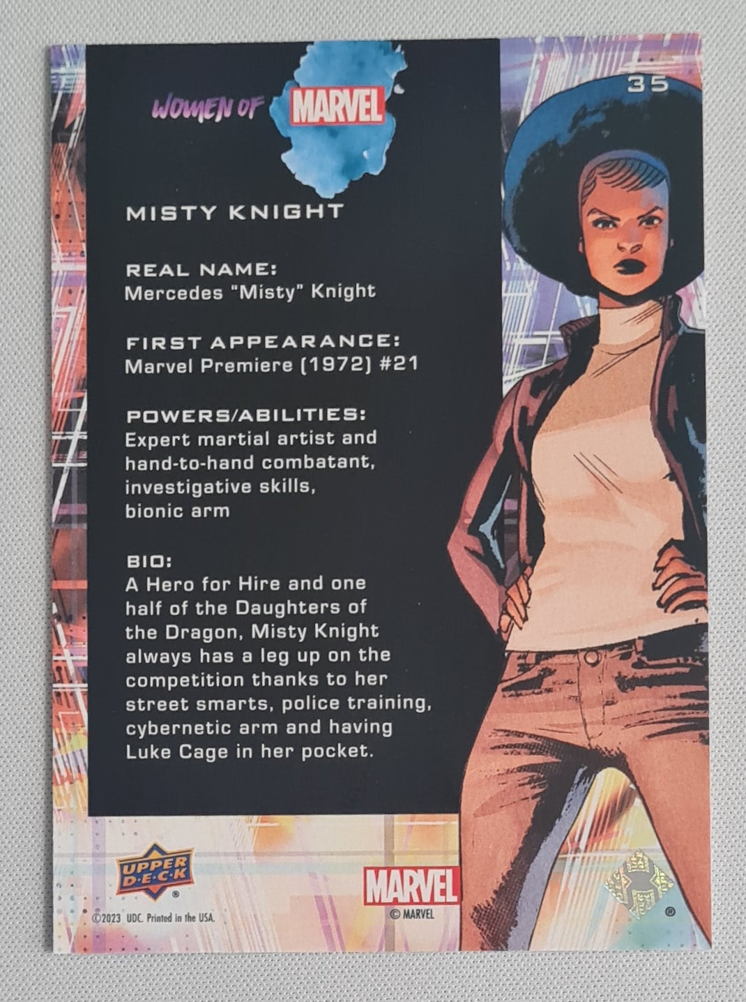 Misty Knight - 2022 Upper Deck Women of Marvel #35