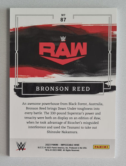 Bronson Reed - 2023 Panini Impeccable WWE /99 #87