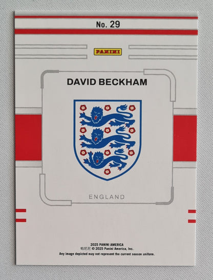 David Beckham - 2025 Panini America Asia Convention /50 #29 England