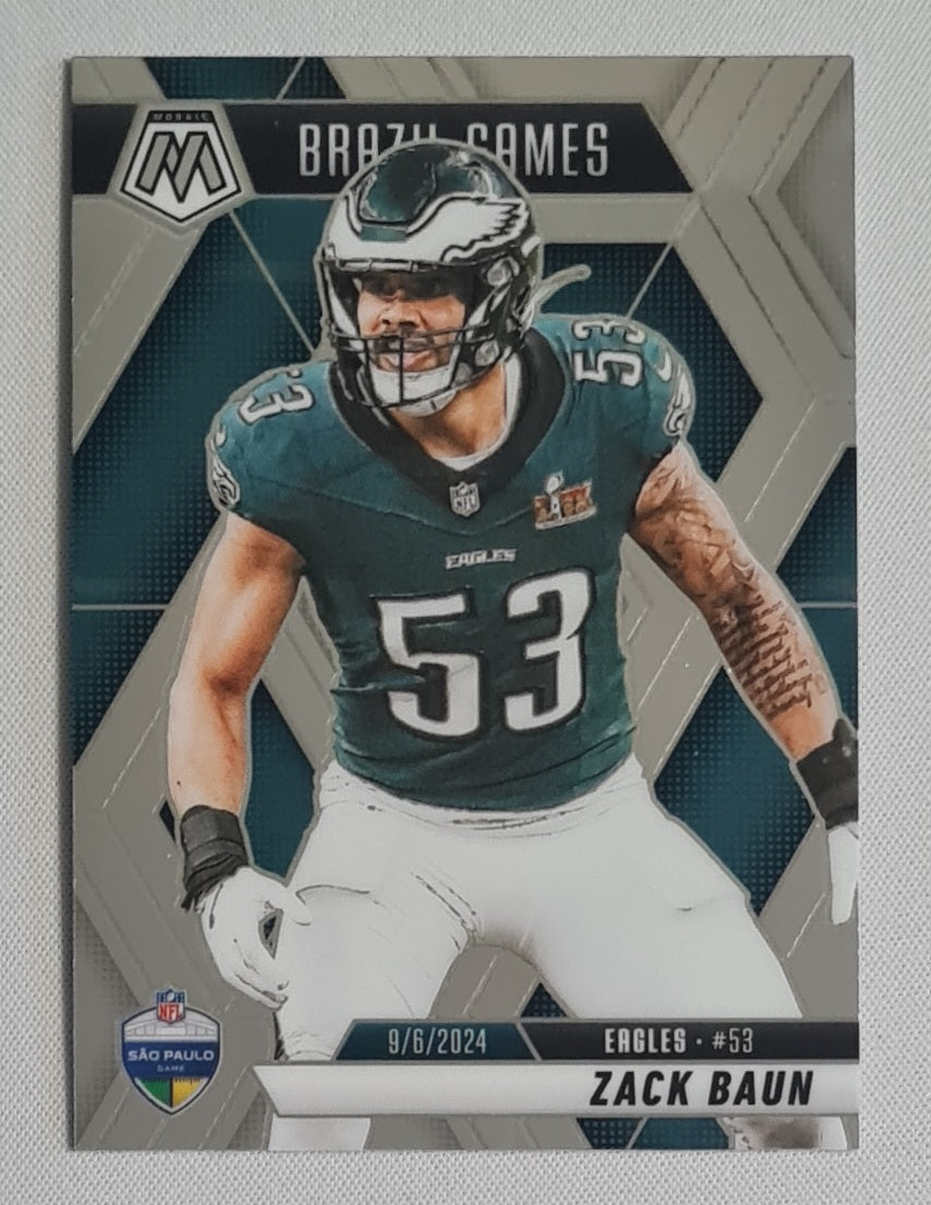Zack Baun - 2025 Panini Mosaic NFL International Games Brazil #268 Philadelphia Eagles